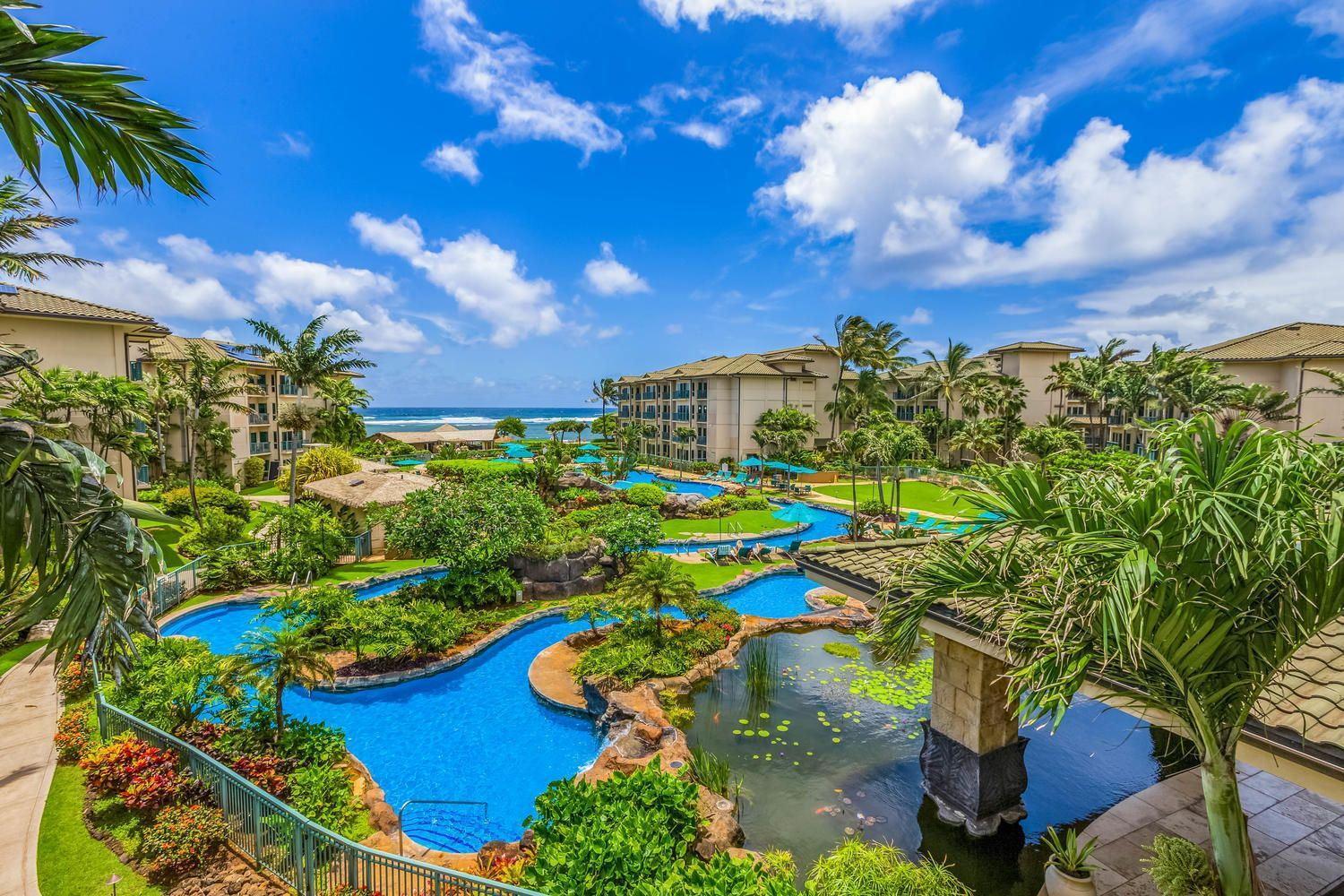 Waipouli Beach Resort Penthouse Beautiful Oceanview Aloha! Ac Pool Kapa'a Bagian luar foto