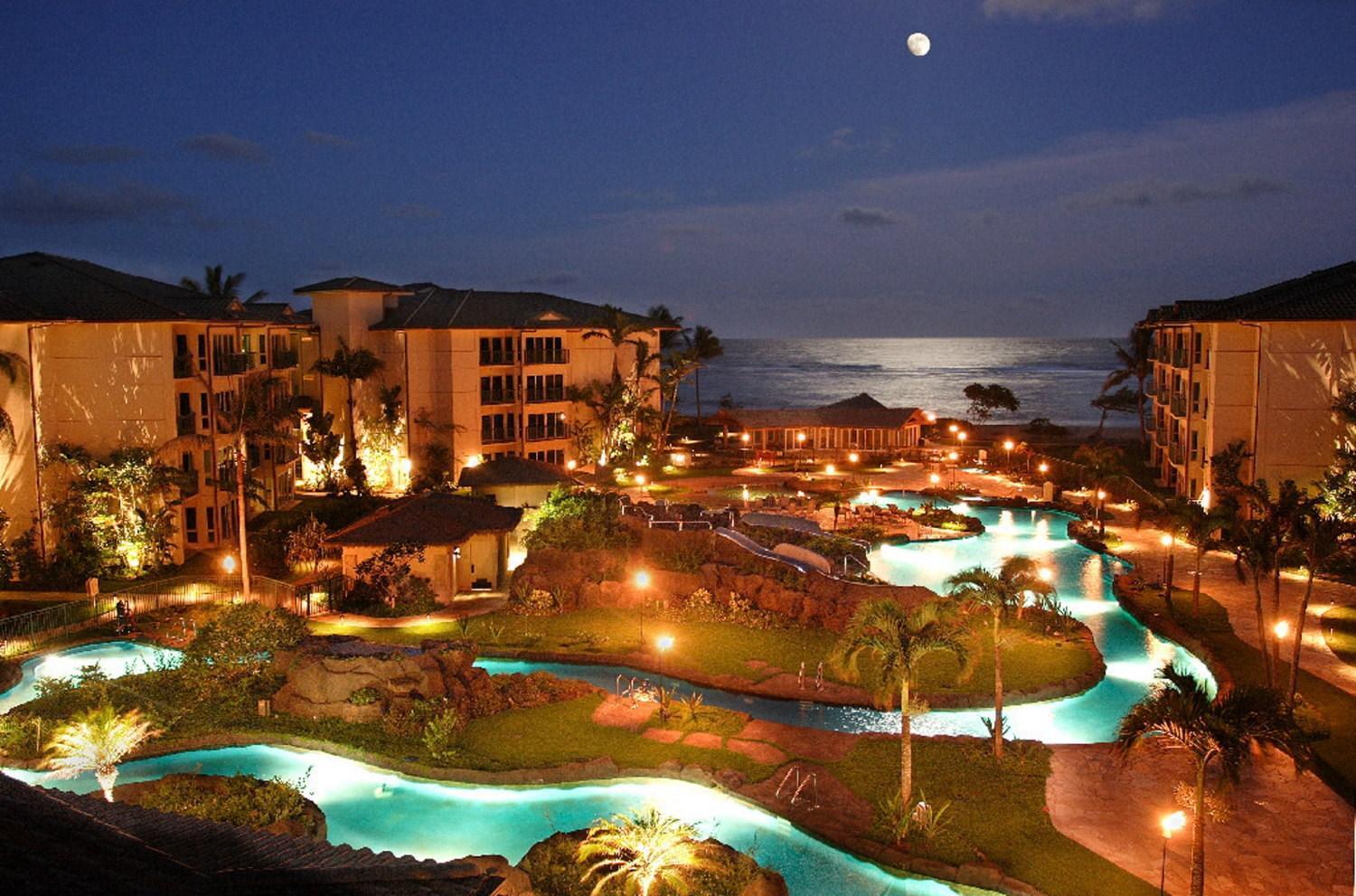 Waipouli Beach Resort Penthouse Beautiful Oceanview Aloha! Ac Pool Kapa'a Bagian luar foto